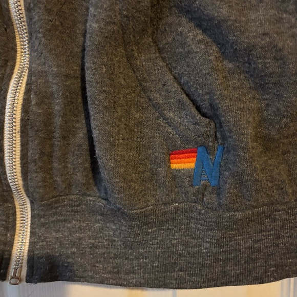 Aviator Nation 5 Stripe Hoodie - Diagonal Stripe! - Picture 6 of 9